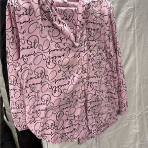 Victoria's Secret Pink Script pajamas